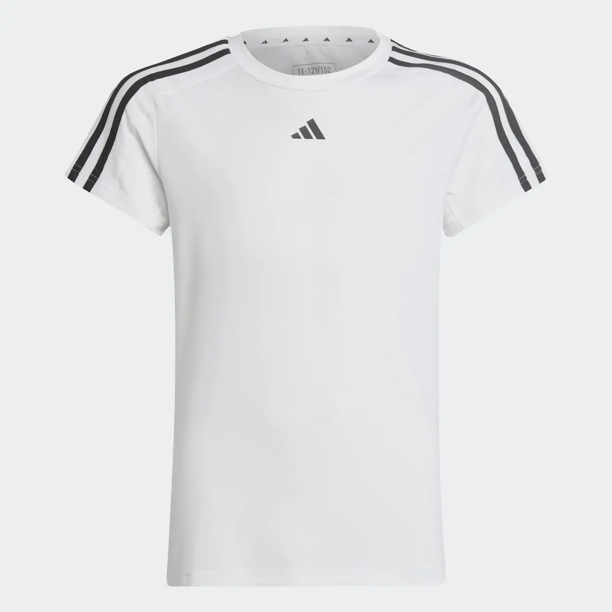 Adidas Train Essentials AEROREADY 3-Stripes Slim-Fit Training Tişörtü. 1