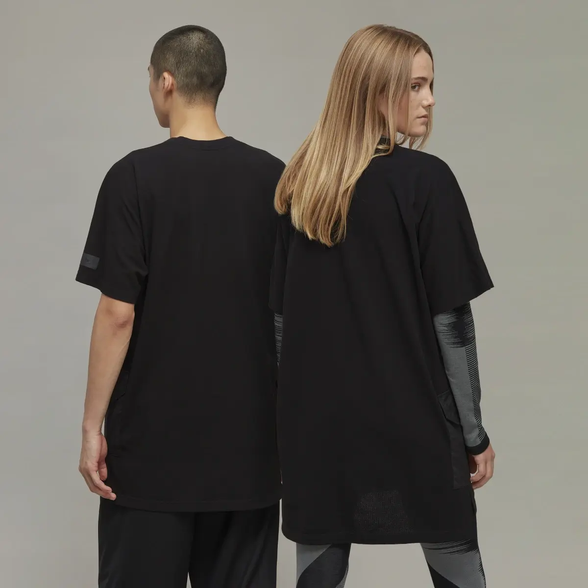 Adidas T-shirt à manches courtes en jersey avec poches en crêpe Y-3. 3