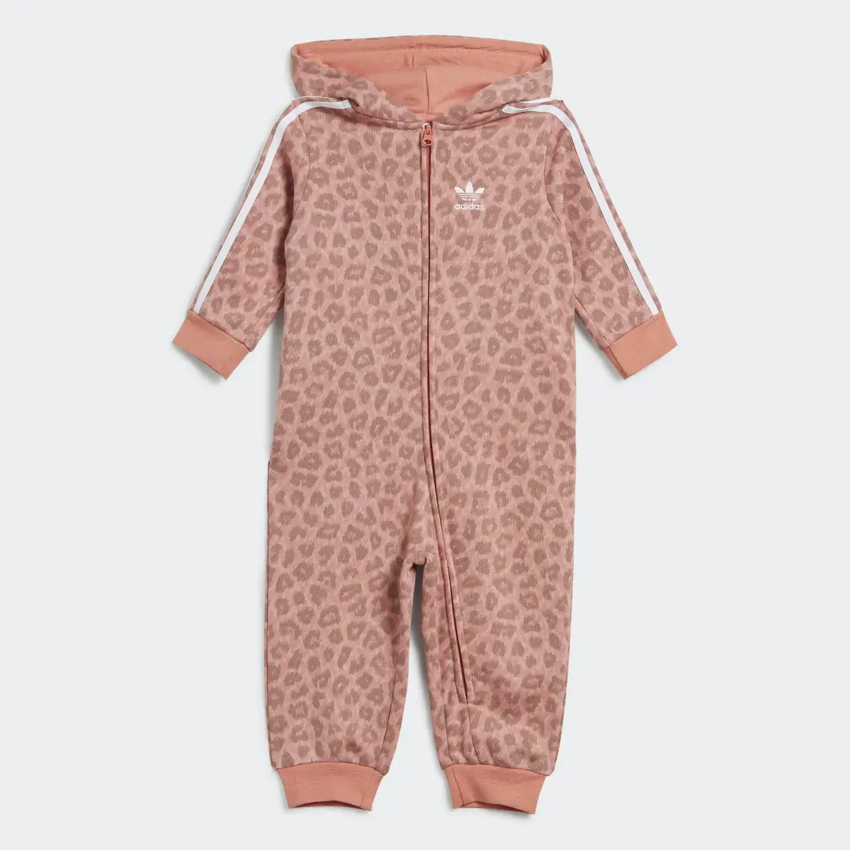 Adidas Animal Allover Print Hooded Bodysuit with Ears. 2