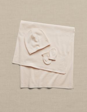 Banana Republic Cashmere Gift Set for Baby beige