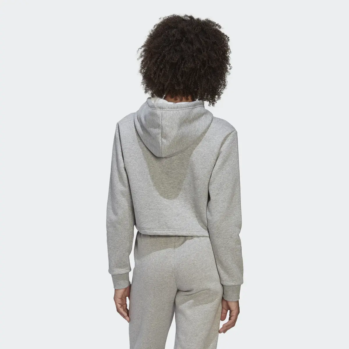 Adidas Sweat-shirt à capuche court en molleton Adicolor Essentials. 3