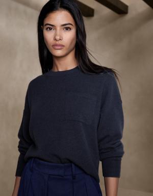 Caro Lightweight Cashmere Sweater blue