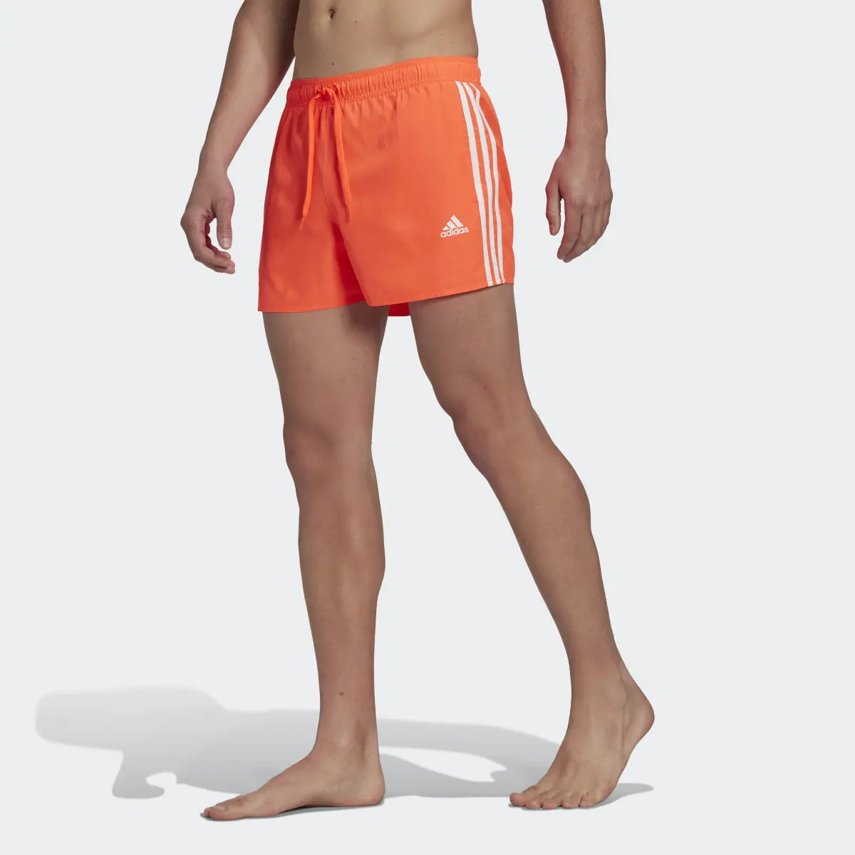 Adidas Classic 3-Stripes Swim Shorts. 1