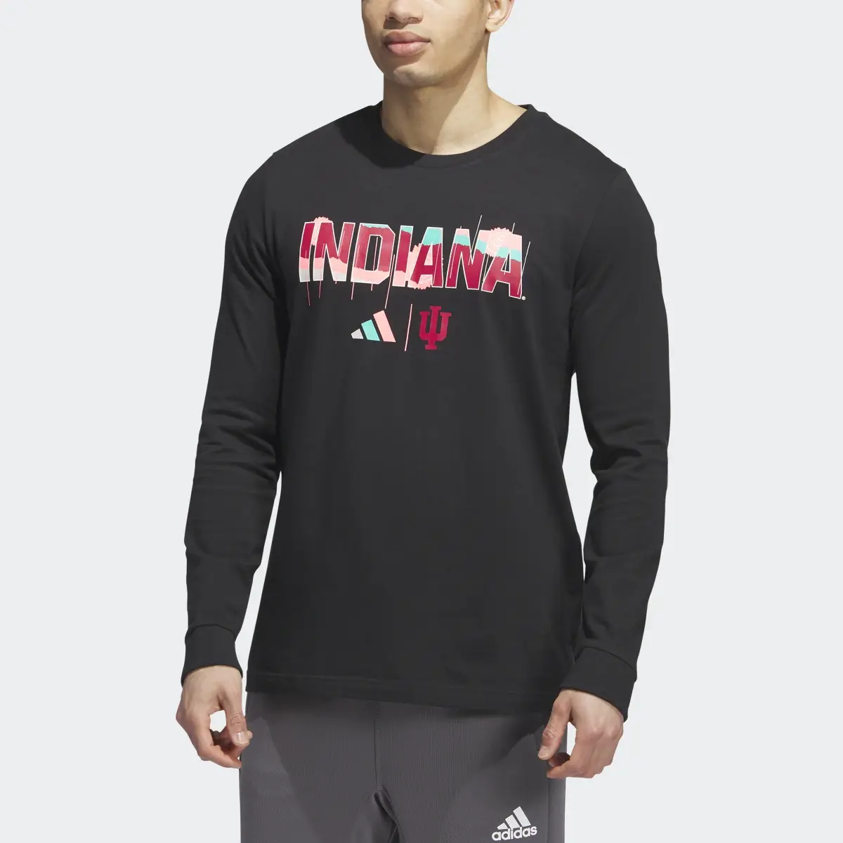 Adidas Hoosiers Long Sleeve Tee. 1