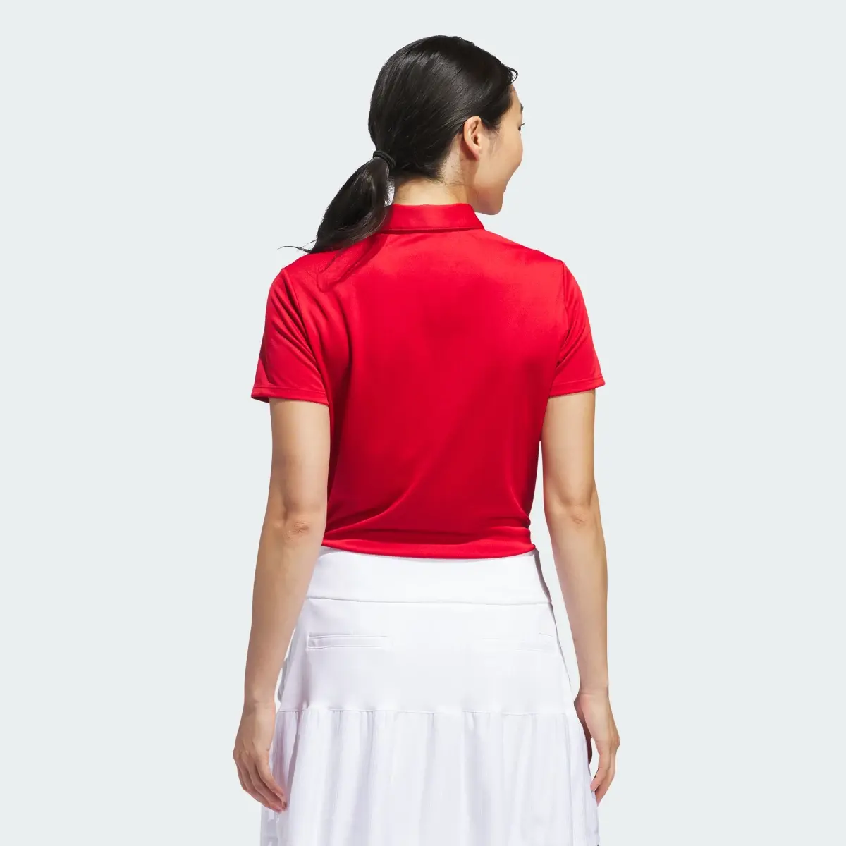 Adidas Playera Polo Manga Corta Solid Performance Mujer. 3