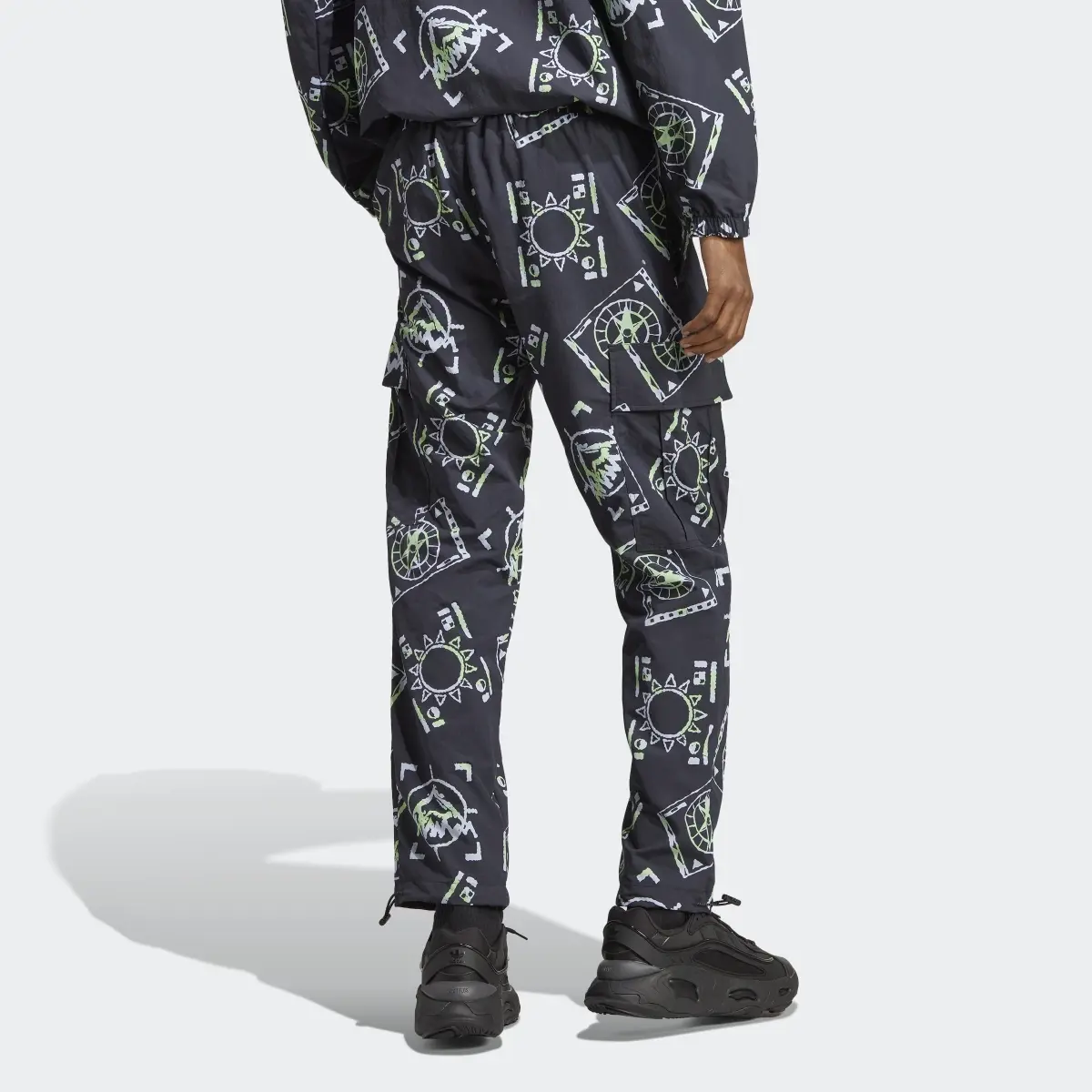 Adidas Adventure Allover Print Cargo Pants (Gender Neutral). 3