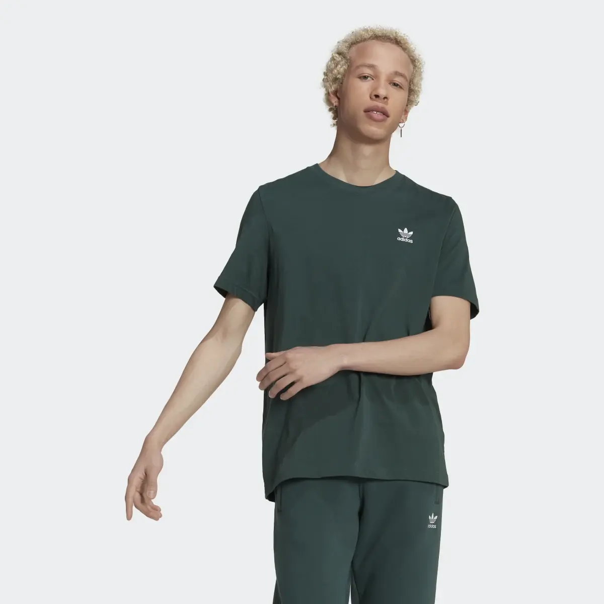 Adidas LOUNGEWEAR Adicolor Essentials Trefoil Tişört. 3