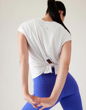 Athleta Explore Tee white