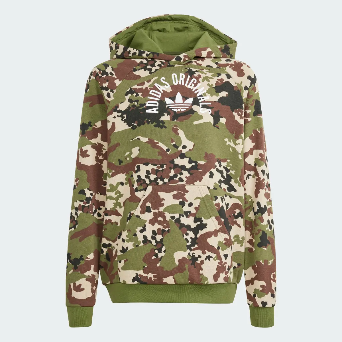 Adidas Sudadera con Gorro Camo. 1