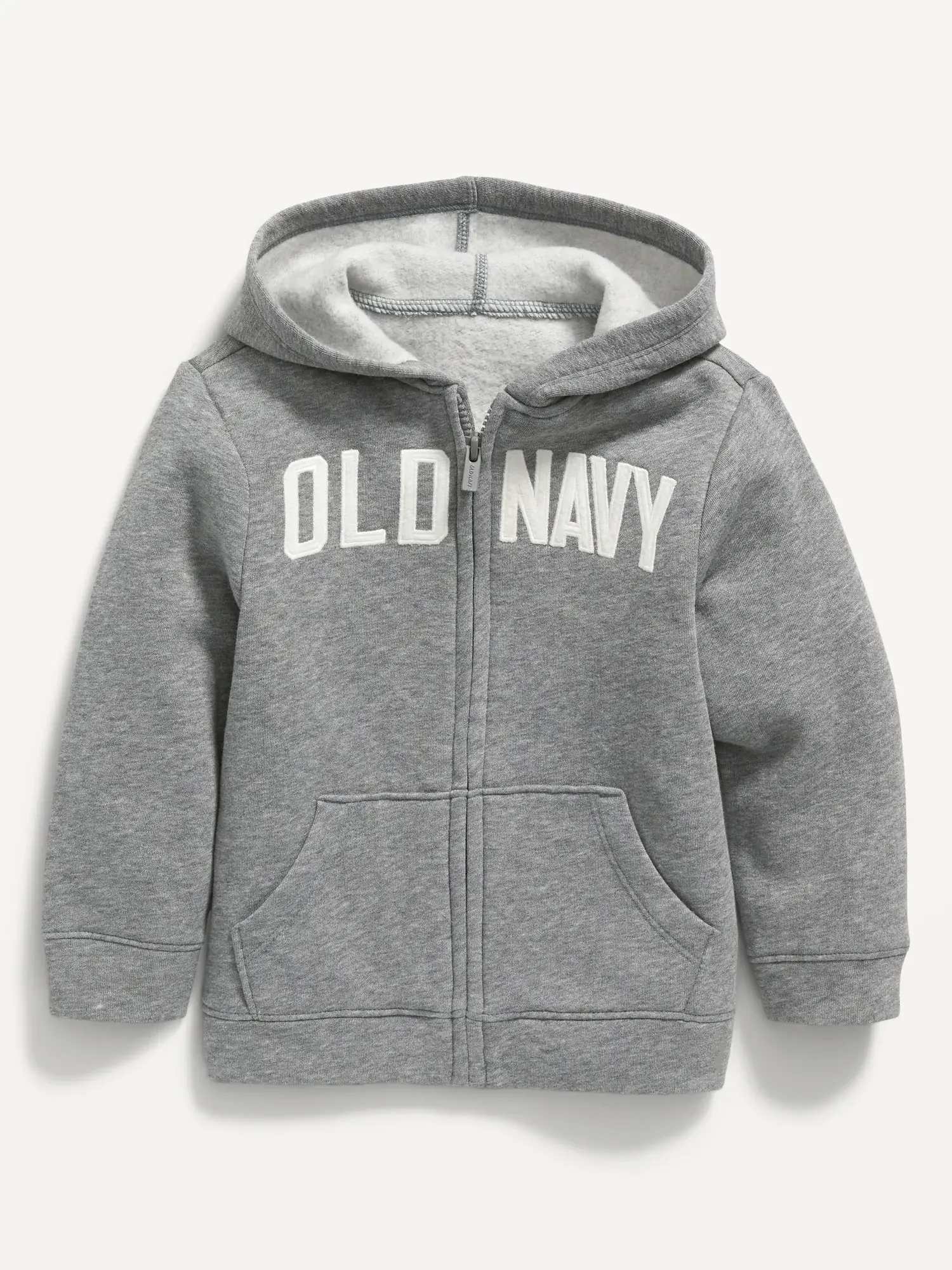 Old Navy Unisex Logo-Graphic Zip Hoodie for Toddler gray. 1