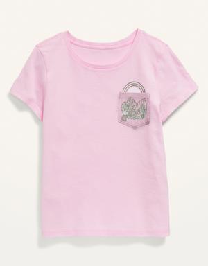 Short-Sleeve Graphic T-Shirt for Girls pink