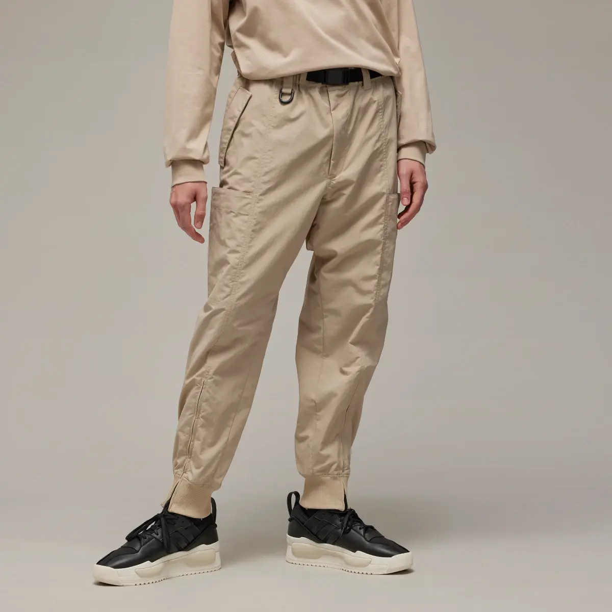 Adidas Y-3 Crinkle Nylon Cuffed Pants. 1