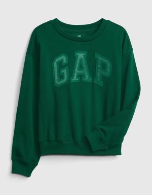 Kids Graphic Sweatshirt green