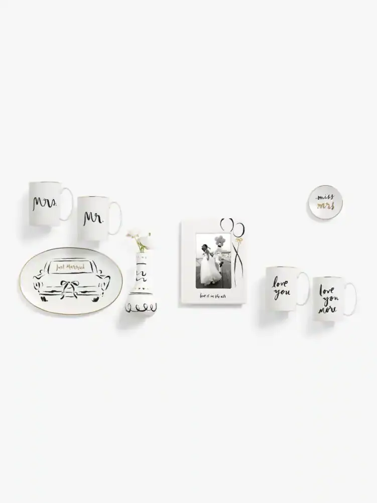 Kate Spade Mr. and Mrs. 2-Piece Mug Set. 2