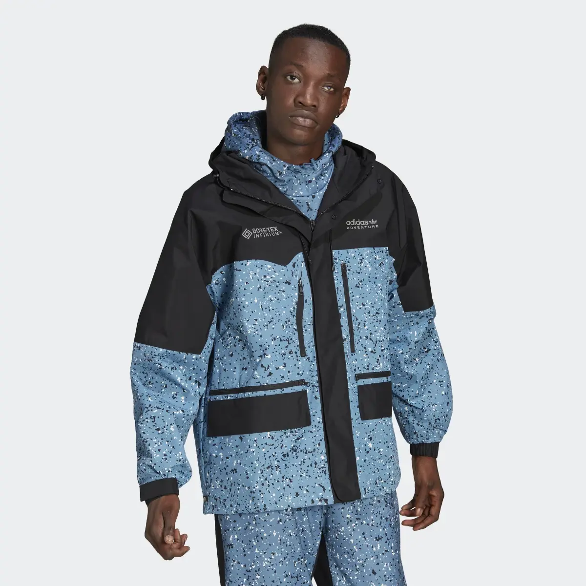 Adidas Adventure Winter Allover Print GORE-TEX Jacket. 2