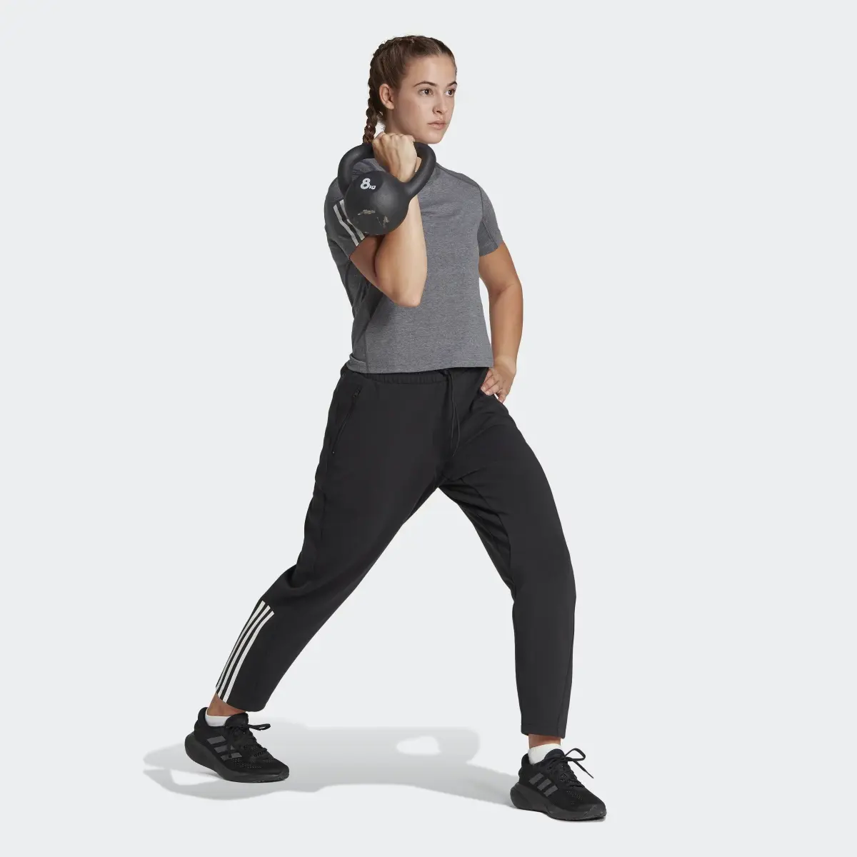 Adidas Train Essentials Regular-Fit Cotton Training Pants. 3