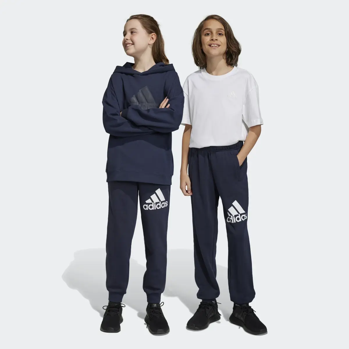 Adidas Essentials Regular Fit Big Logo Cotton Pants. 1