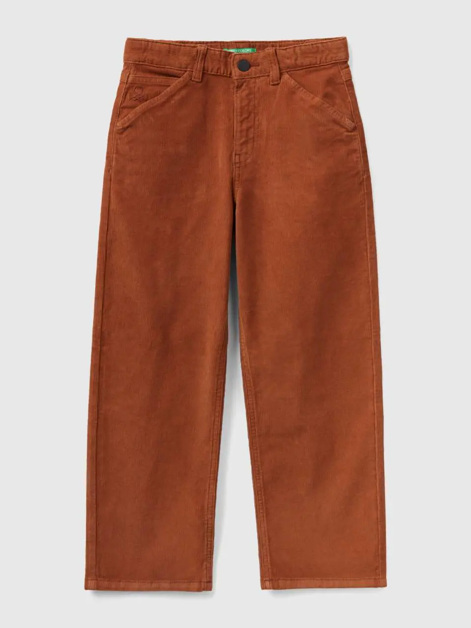 Benetton worker-style velvet trousers. 1