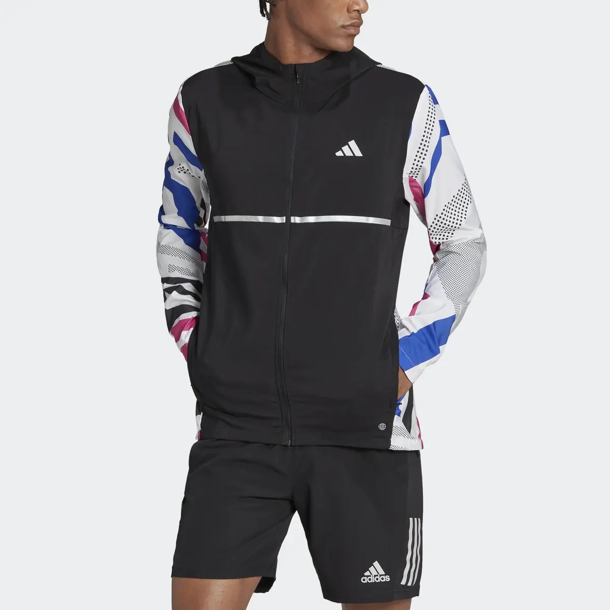 Adidas Own the Run Seasonal Jacket. 1