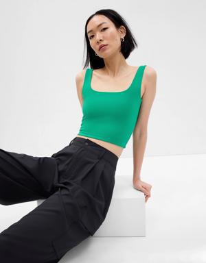 Cropped Tank Top green