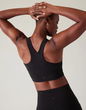 Athleta Conscious Crop Bra A&#45C black