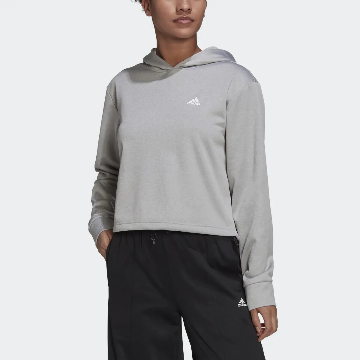 Adidas AEROREADY Hoodie. 1