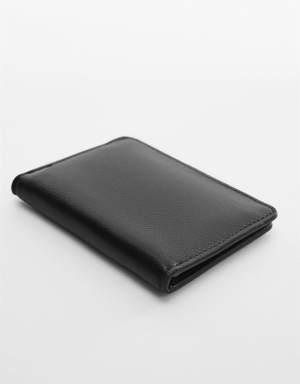 Anti-contactless leather card holder