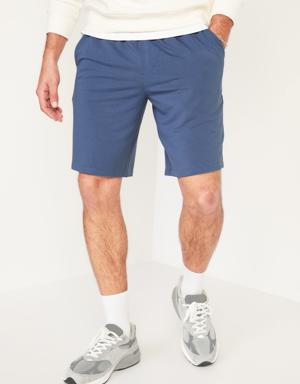 Live-In French Terry Go-Dry Sweat Shorts -- 9-inch inseam blue