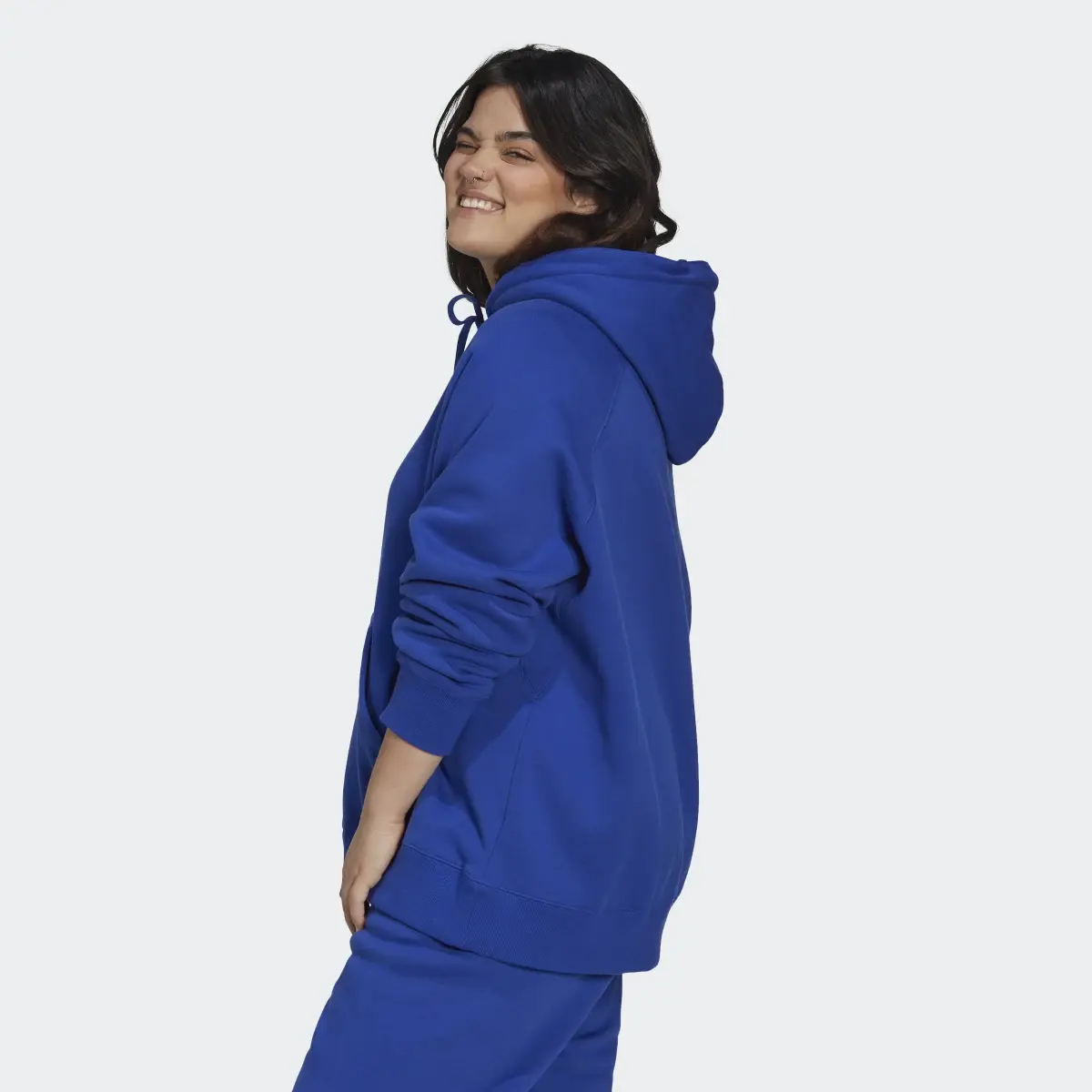 Adidas Oversized Hooded Sweatshirt (Plus Size). 3