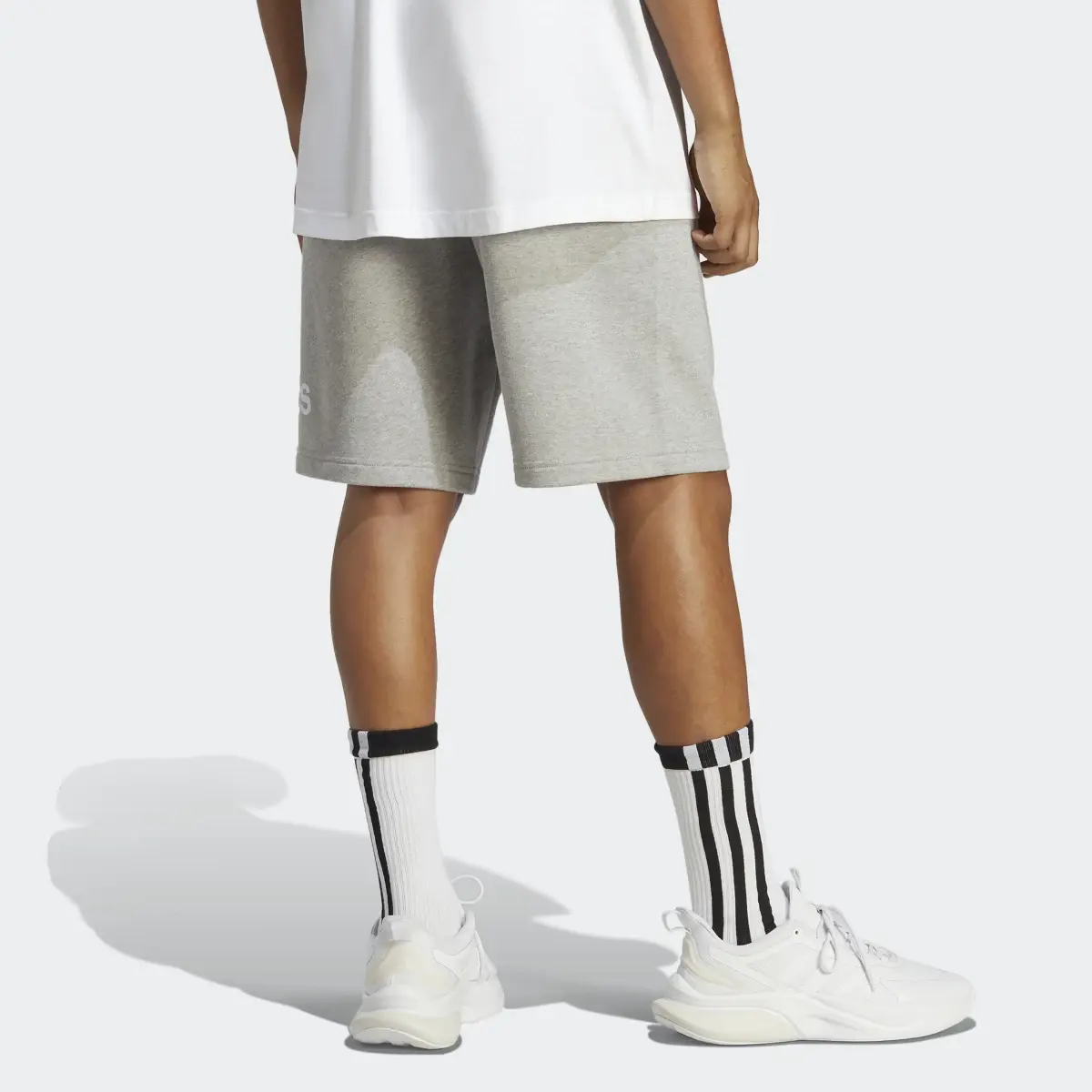 Adidas Essentials Big Logo French Terry Shorts. 2