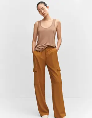 Flowy cargo trousers