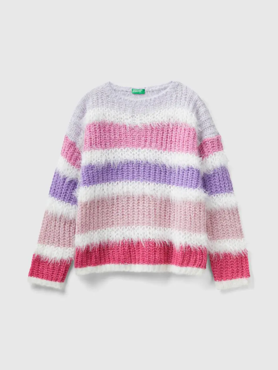 Benetton striped sweater with lurex. 1