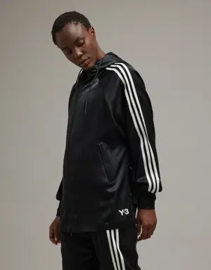 Adidas Y-3 Tech Silk Zip Hoodie - 3-Stripes. 2 Adidas Y-3 Tech Silk Zip Hoodie - 3-Stripes. 2