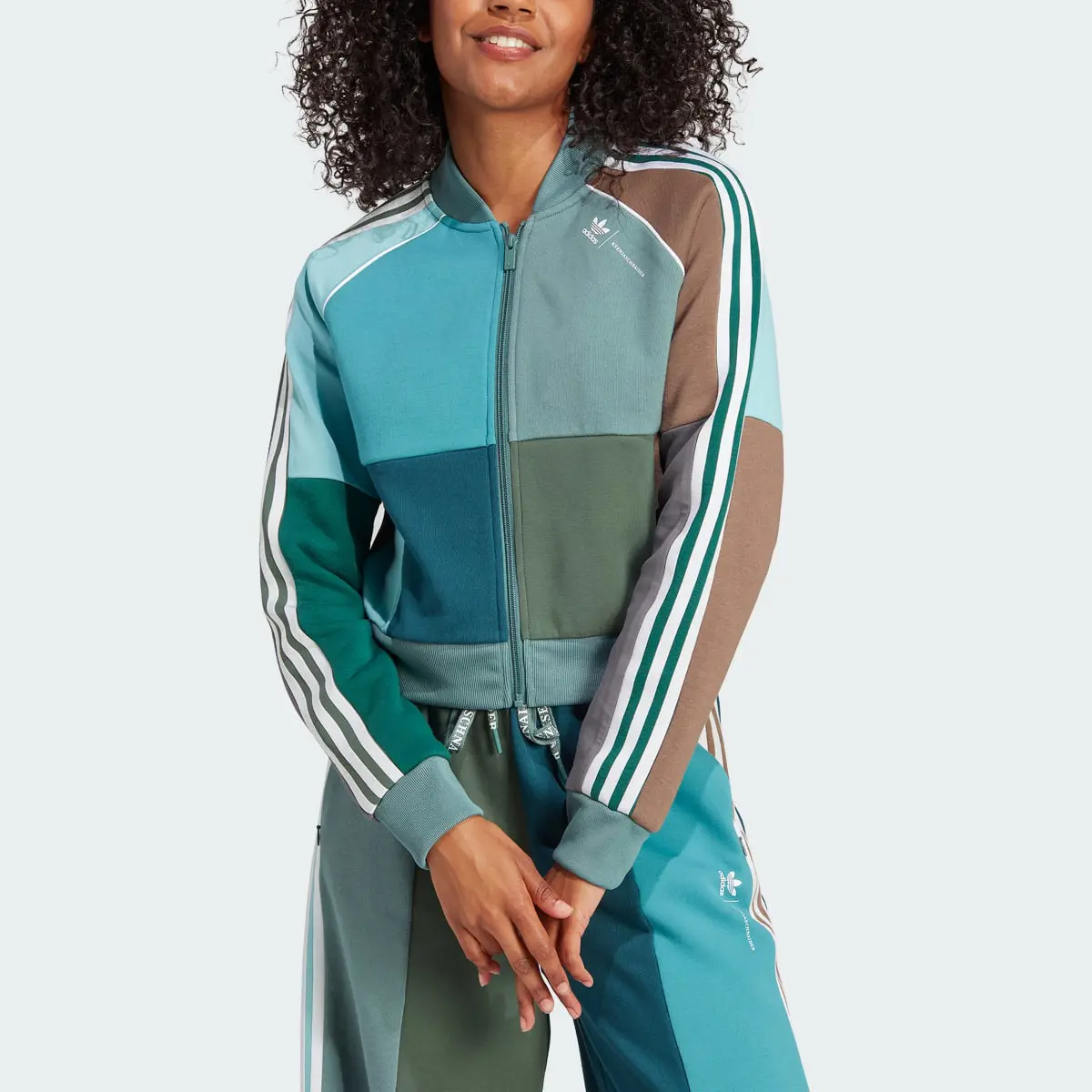 Adidas x KSENIASCHNAIDER Reprocessed Short Track Top. 1