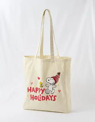 American Eagle Snoopy Holiday Tote. 1