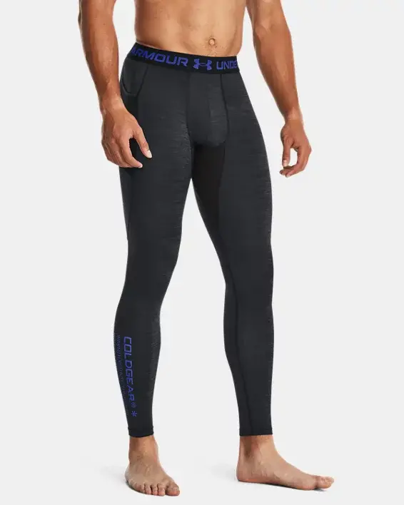 Under Armour Men's ColdGear® Twist Leggings. 1