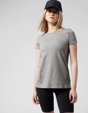 Organic Daily Crew Tee gray