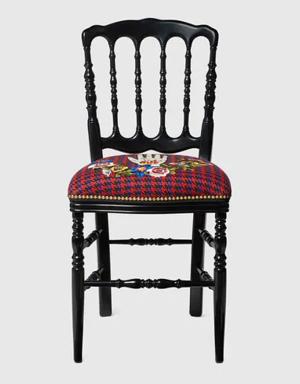 Gucci Wood chair with Gucci Hypnotism. 3 Gucci Wood chair with Gucci Hypnotism. 3