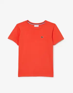 T-shirt col rond enfant en jersey de coton