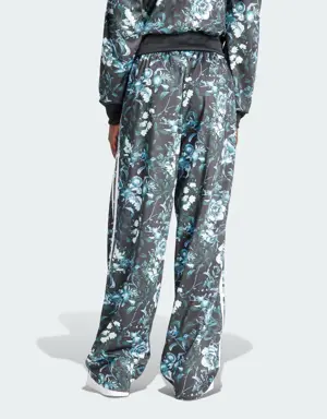 Adidas Flower Firebird Tracksuit Bottoms. 2