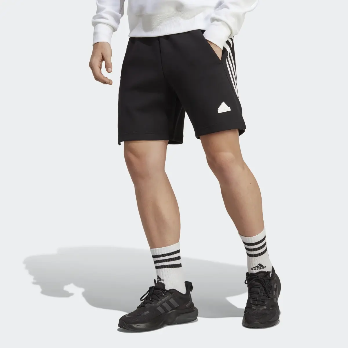 Adidas Future Icons 3-Stripes Shorts. 1