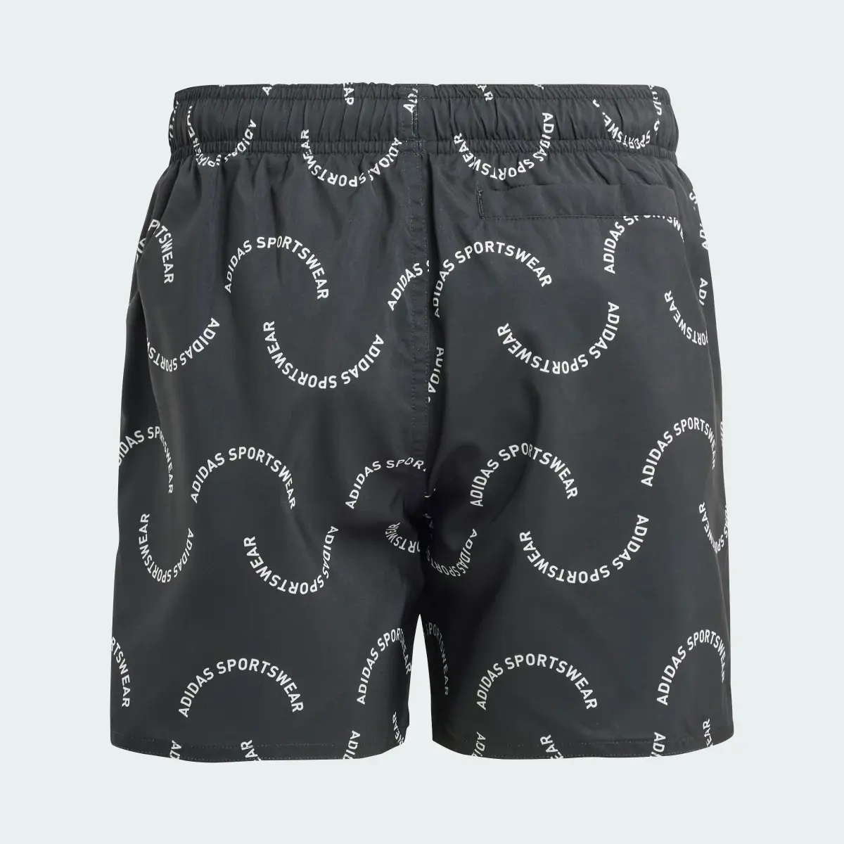 Adidas Sportswear Wave Print CLX Swim Shorts Kids. 2
