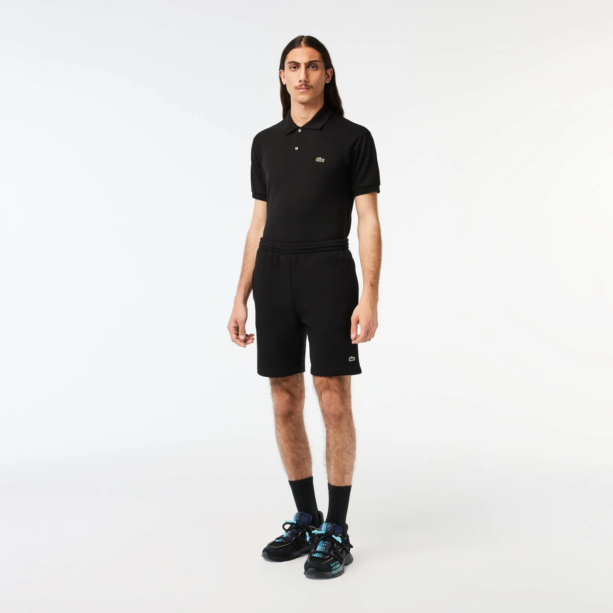 Lacoste Pantalón corto Jogger de hombre Lacoste en felpa de algodón ecológico cepillado. 1