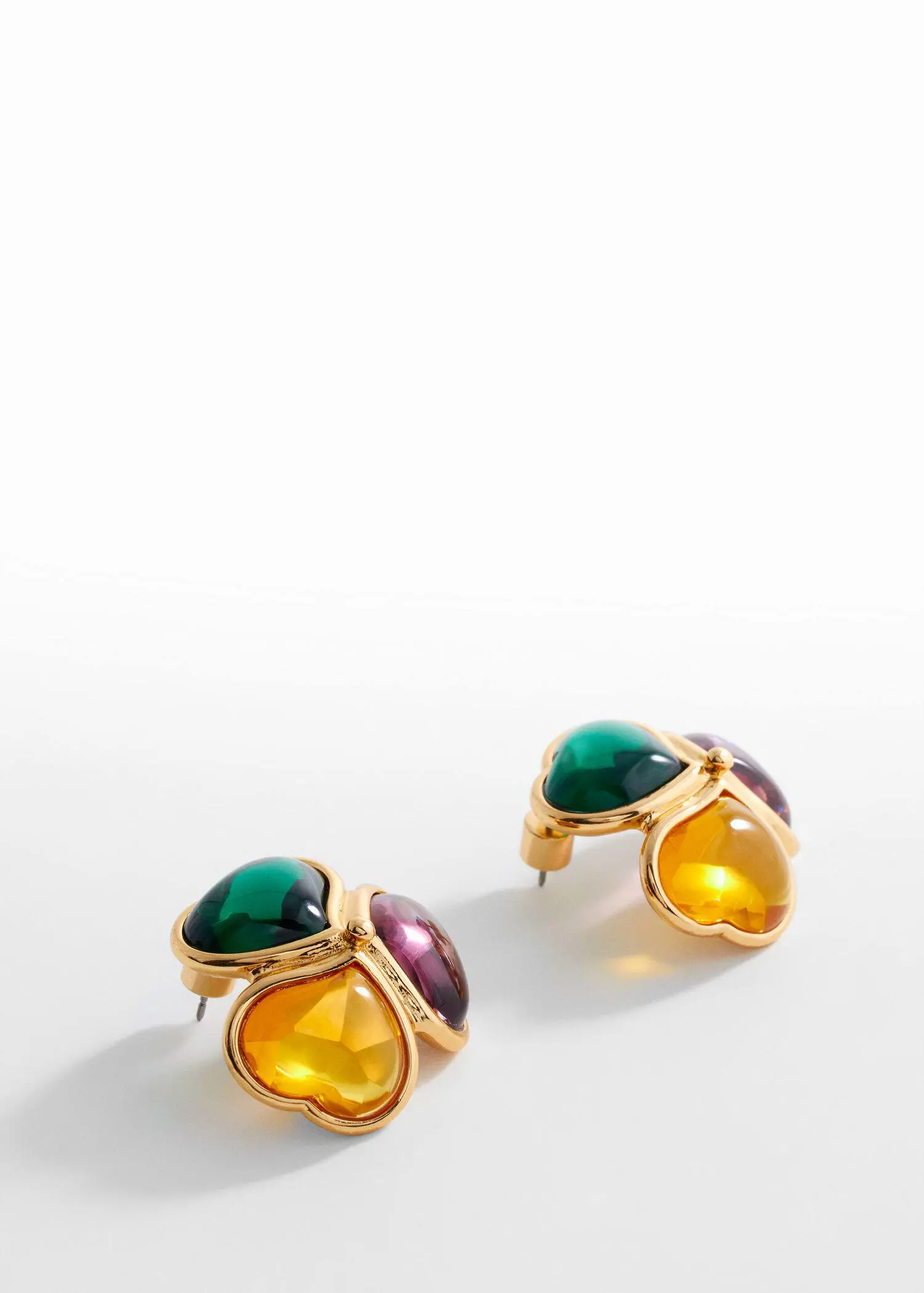 Mango Combined stone earrings. 2