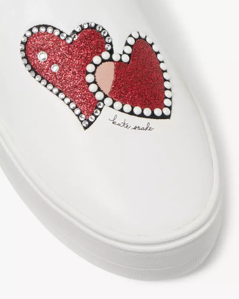 Kate Spade Alexia Hearts Sneakers. 1