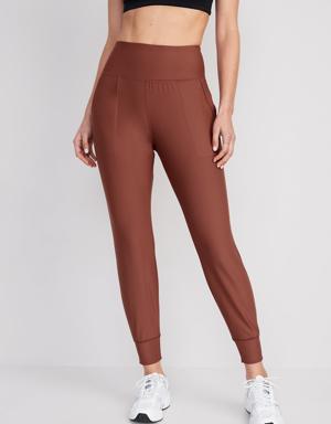 High-Waisted PowerSoft 7/8 Joggers for Women brown