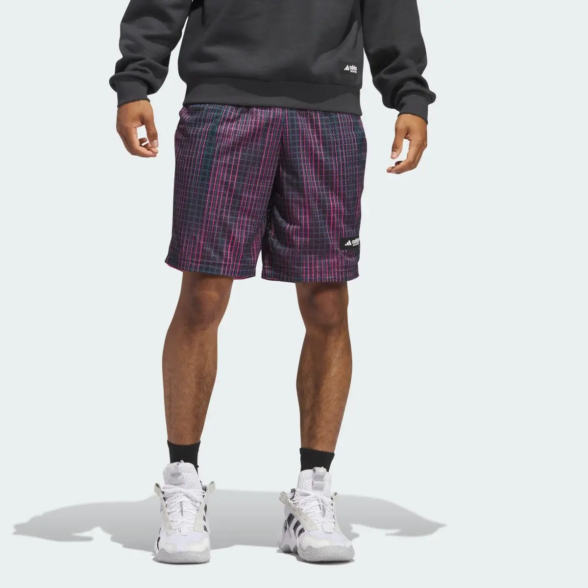 Adidas Legends Metaverse Allover Print Shorts. 1