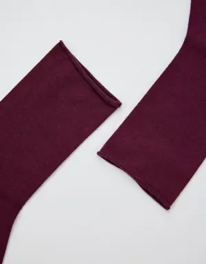 Basic Modal Kadın Soket Çorap MAVİ