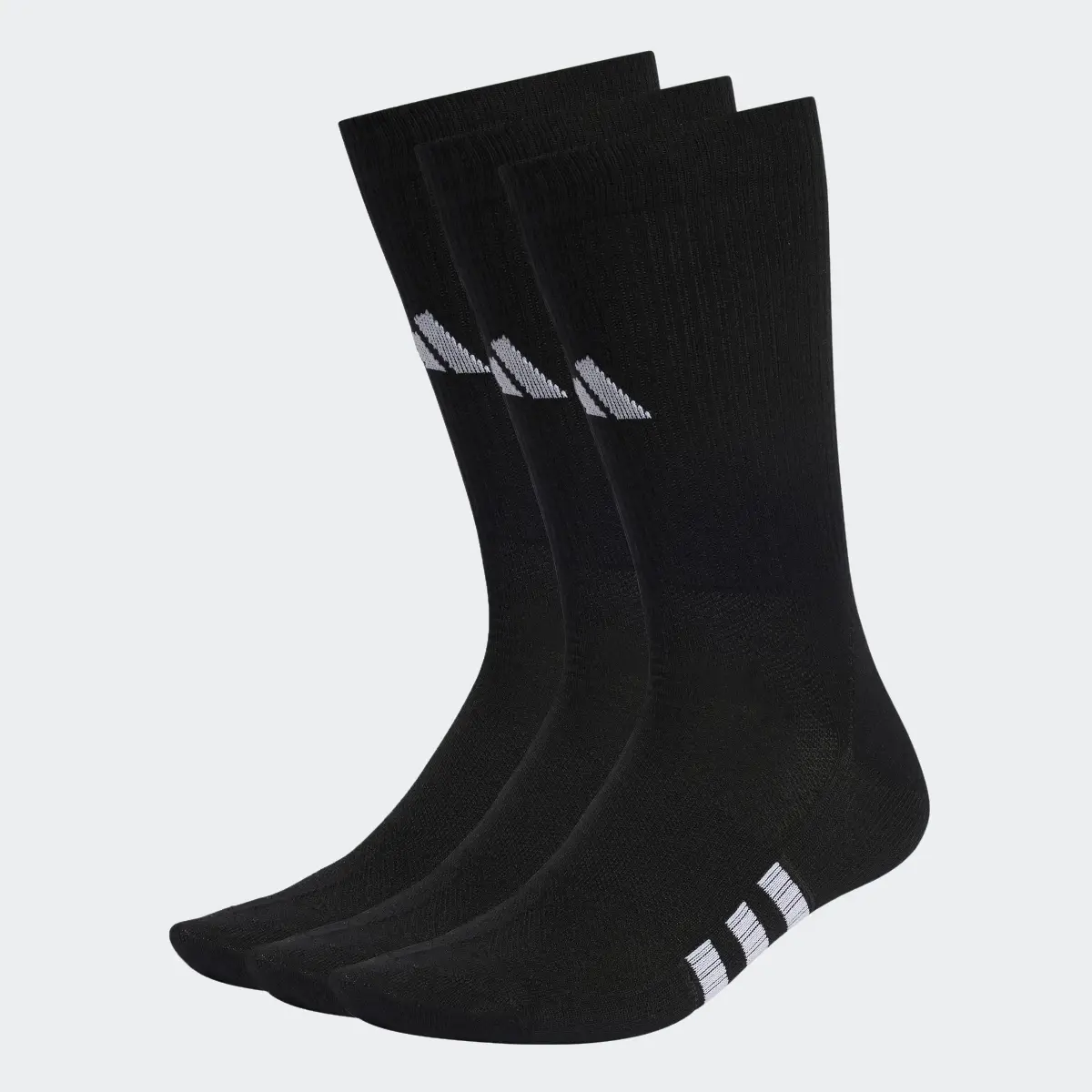 Adidas Performance Light Crew Socks 3 Pairs. 2