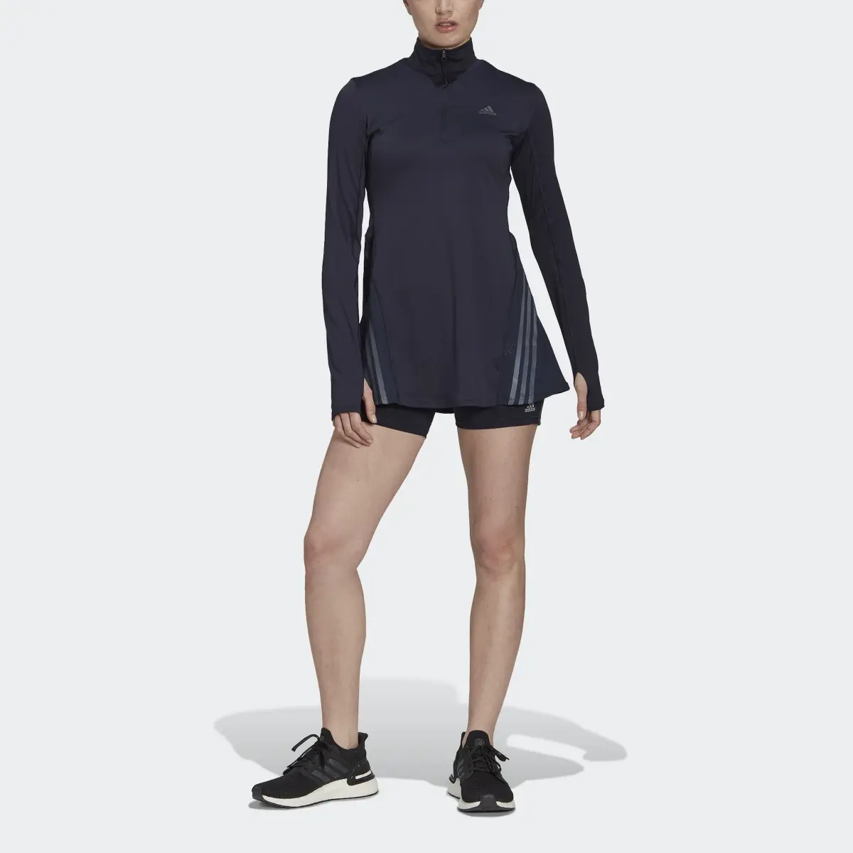 Adidas Run Icon 3-Streifen Kleid. 1